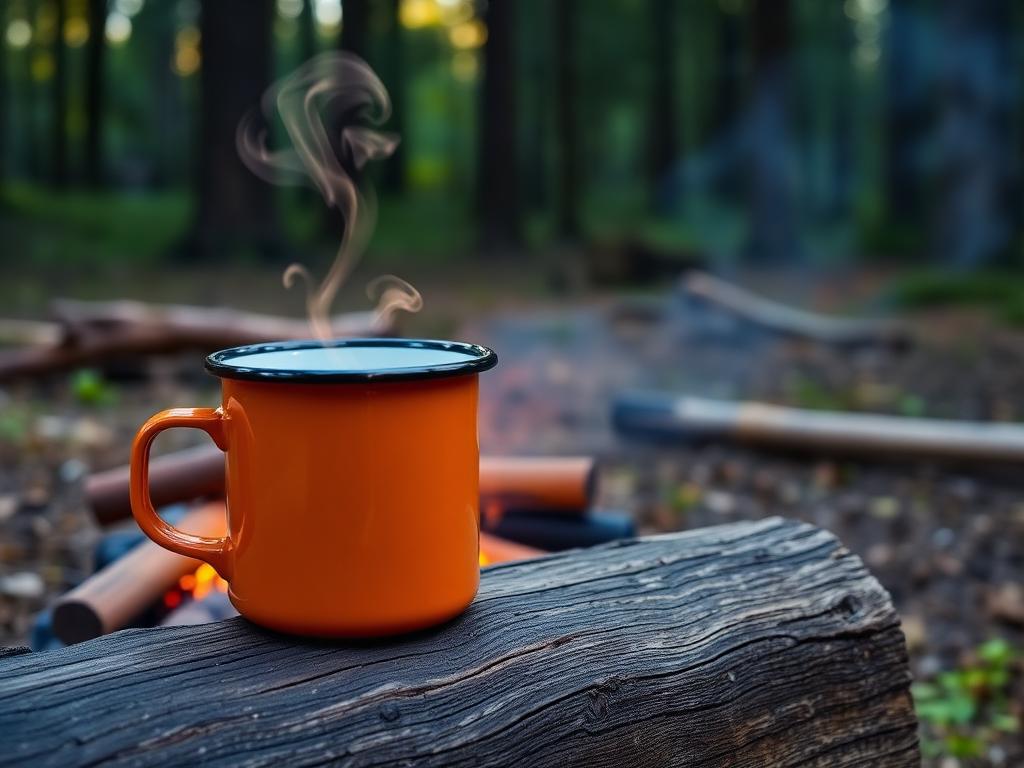 Enamel Camping Mug – The Honest Morning Coffee Companion