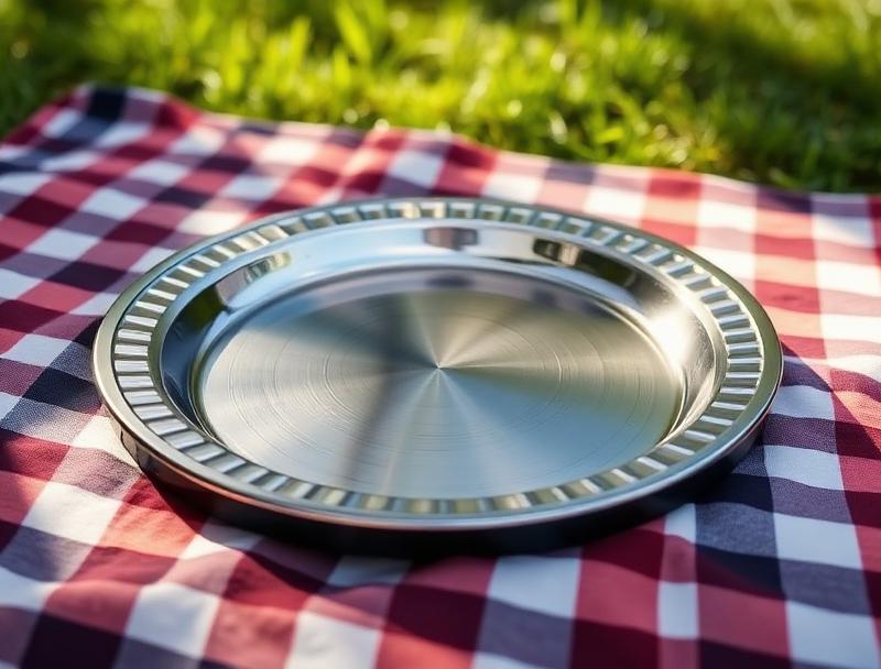 Stainless Steel Camping Plate