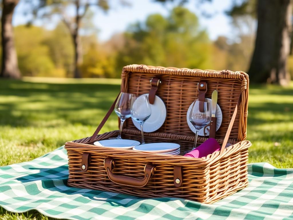 Wicker Picnic Basket – Classic Charm in Modern Use